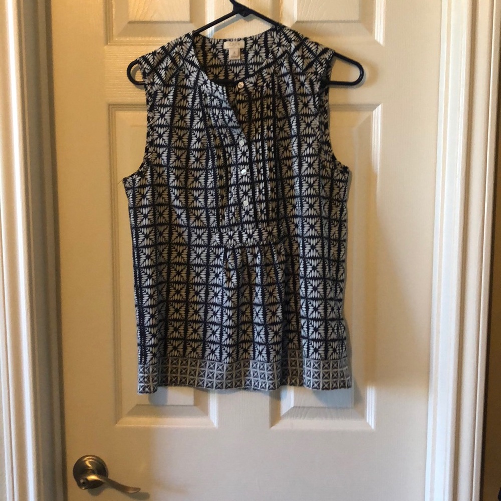JCrew sleeveless top